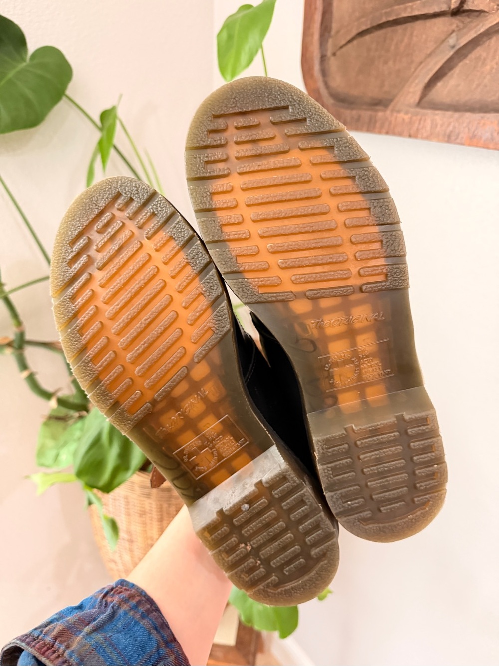 Dr. Martens 8065 Black Leather Double Strap Mary Janes Women’s 9 Repair - Picture 3 of 5